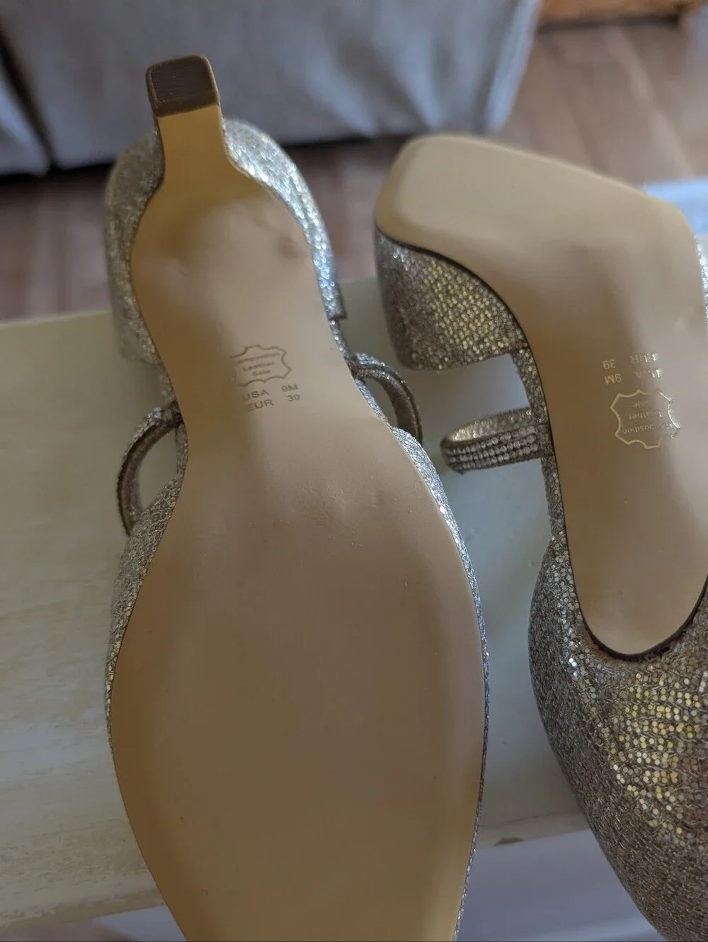 Gold Dressy Shoes
